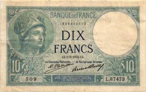 10 Francs Minerve