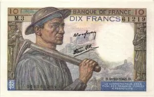 10 francs mineur