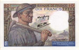 10 francs mineur