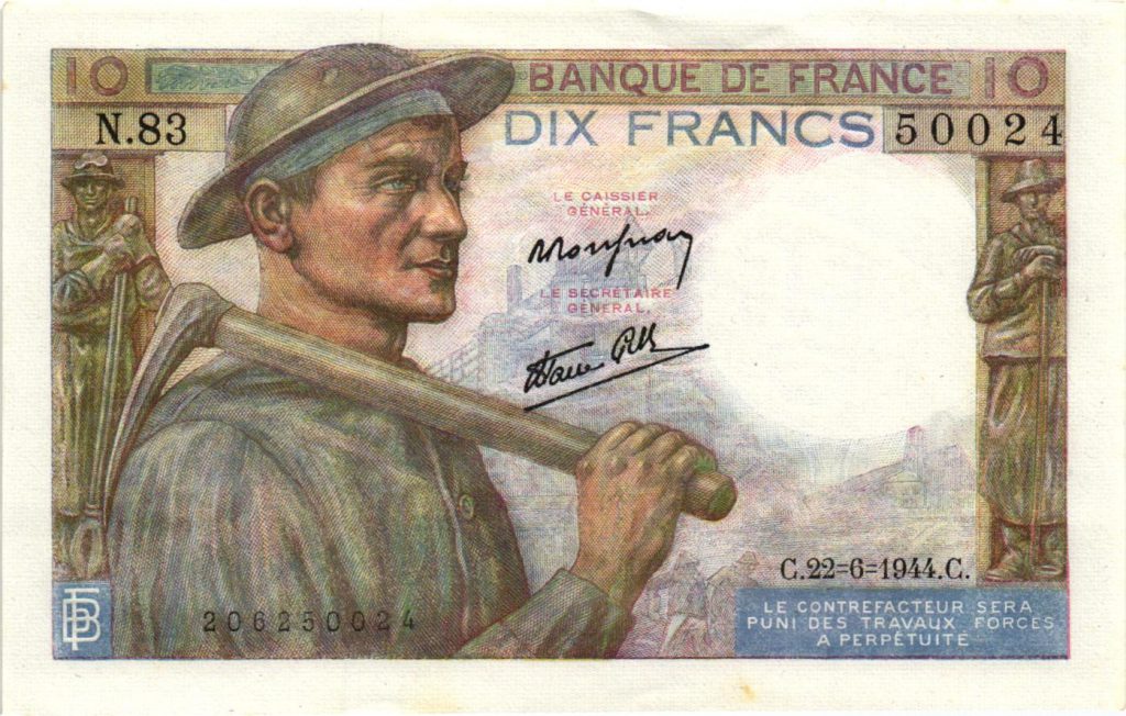 10 francs mineur