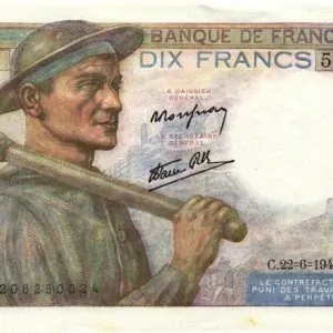 10 francs mineur