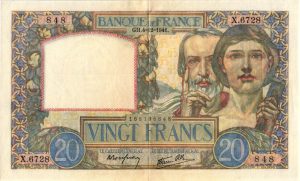 20 Francs Science et Travail