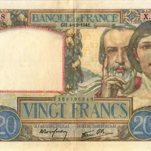20 Francs Science et Travail