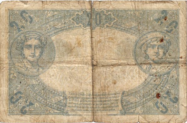 20 Francs Bleu