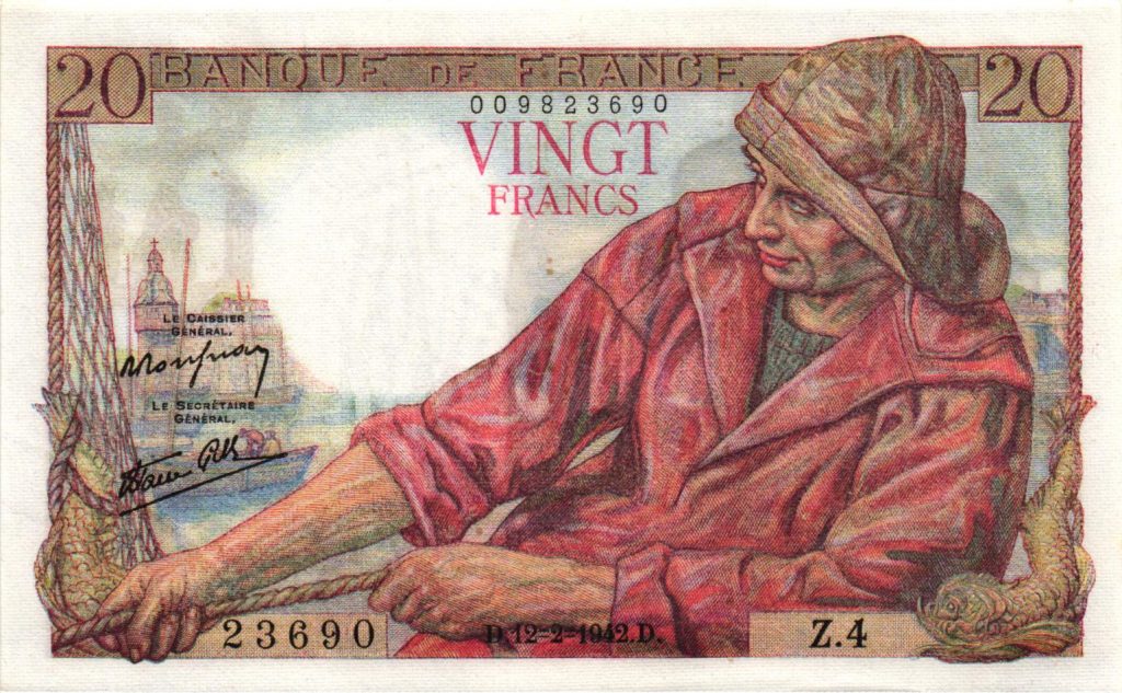 20 Francs Pêcheur