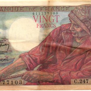 20 Francs Pêcheur