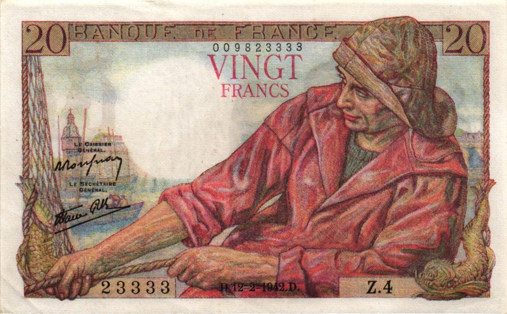 20 Francs Pêcheur