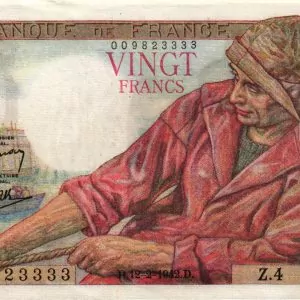 20 Francs Pêcheur