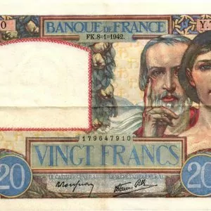 20 Francs Science et Travail