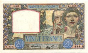 20 Francs Science et Travail