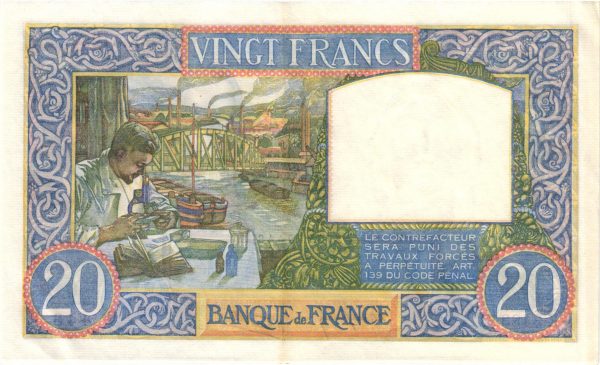 20 Francs Science et Travail