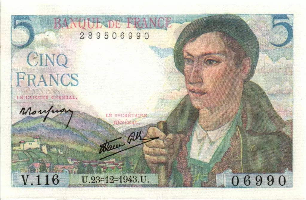 5 francs berger