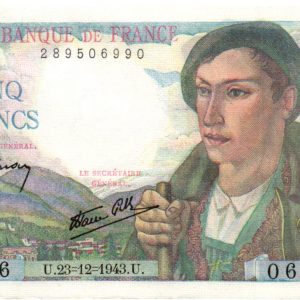 5 francs berger
