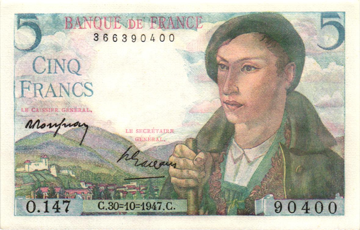 5 francs berger