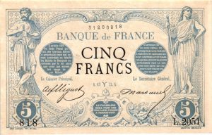 5 Francs Noir