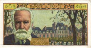 5 nouveaux francs Victor Hugo