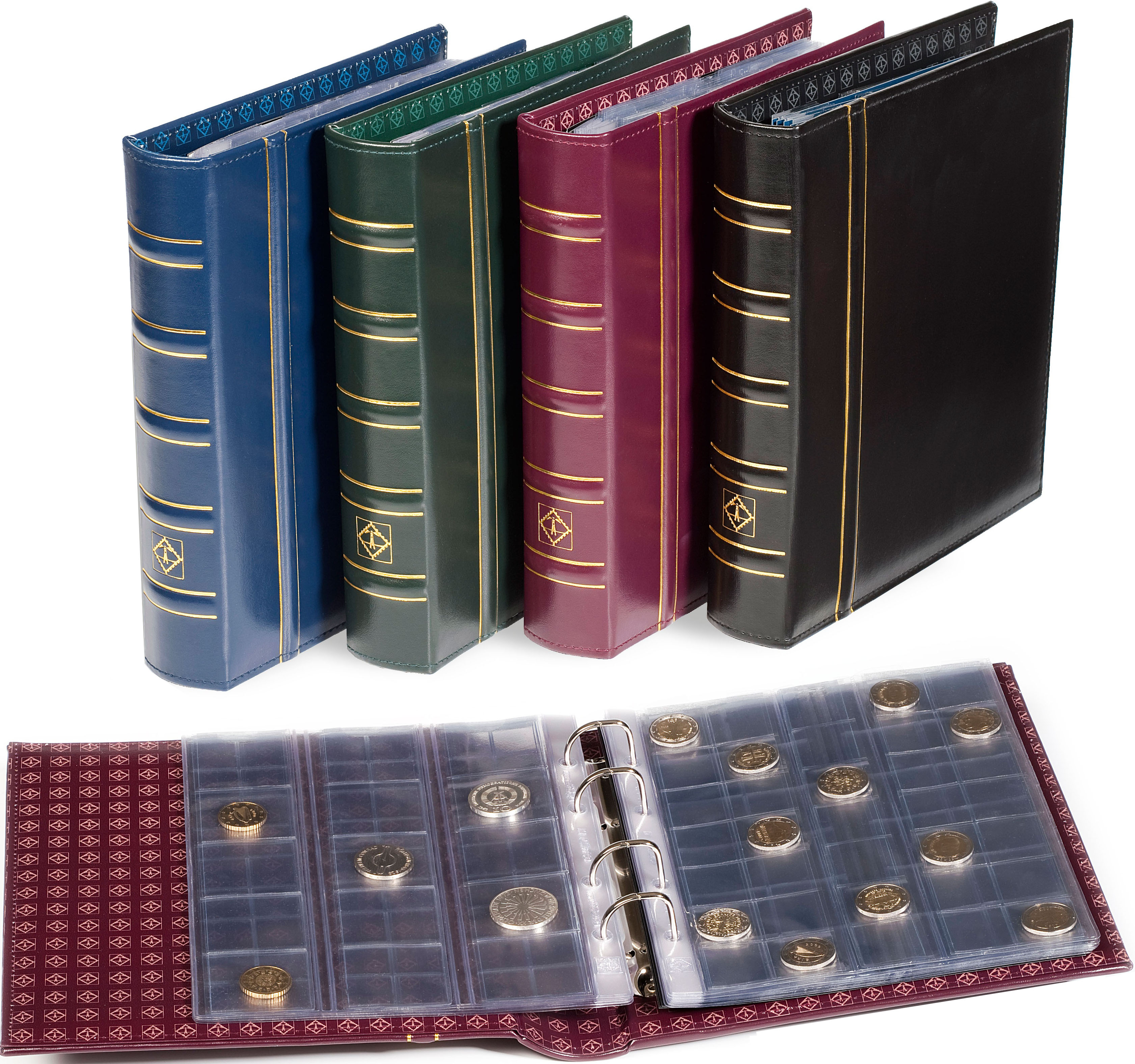 PACK classeur monnaies pour collectionneur de pièces de collection.