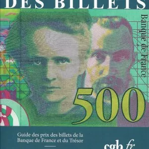 La cote des billets de la Banque de France et du Trésor