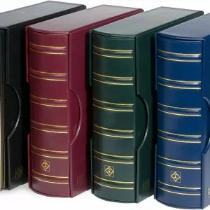 classeur monnaies épais etuis cartons 20 cases