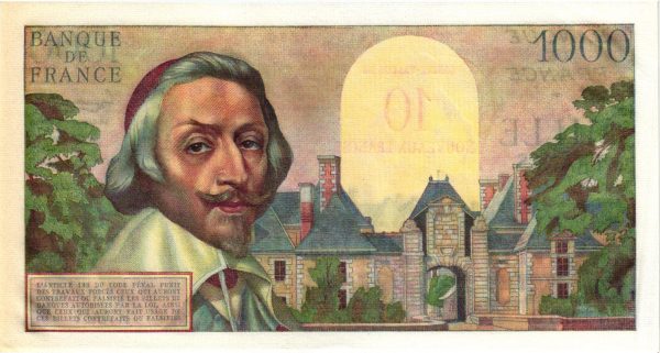 10 NF SUR 1000 FRANCS RICHELIEU