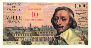 10 NF SUR 1000 FRANCS RICHELIEU