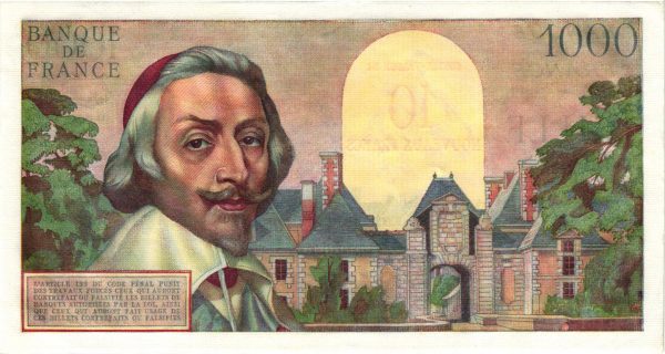 10 NF SUR 1000 FRANCS RICHELIEU