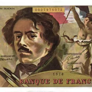 100 FRANCS DELACROIX Alphabet 1 non hachuré