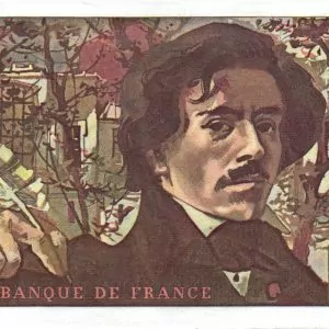 Verso 100 Francs Delacroix Modifié