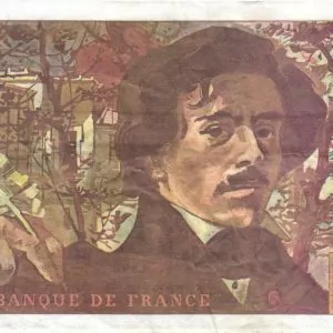 100 Francs Delacroix Imprimé en continu