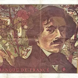 100 Francs Delacroix Imprimé en continu