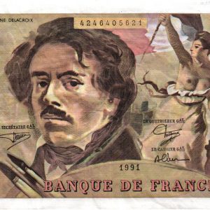 100 Francs Delacroix Imprimé en continu
