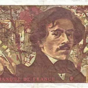 100 Francs Delacroix Imprimé en continu