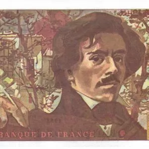 100 Francs Delacroix Imprimé en continu