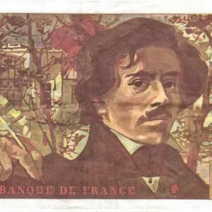 100 Francs Delacroix Imprimé en continu