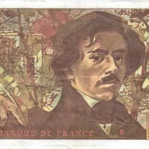100 Francs Delacroix Imprimé en continu
