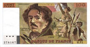 100 Francs Delacroix Modifié