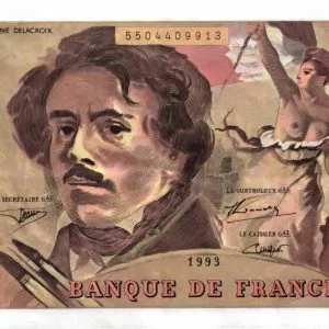 100 Francs Delacroix Imprimé en continu