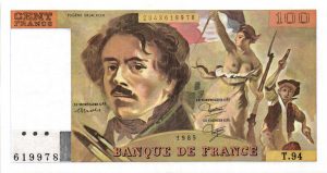 100 Francs Delacroix Modifié