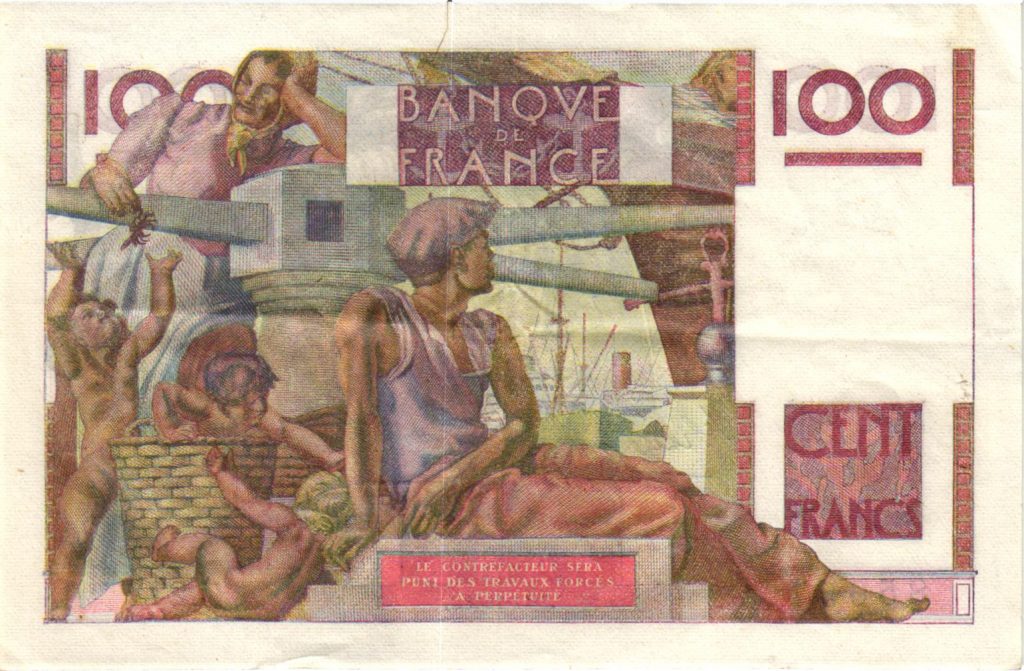 100 Francs Jeune Paysan