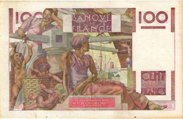 100 Francs Jeune Paysan