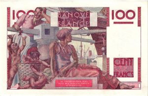 Verso 100 Francs Jeune Paysan