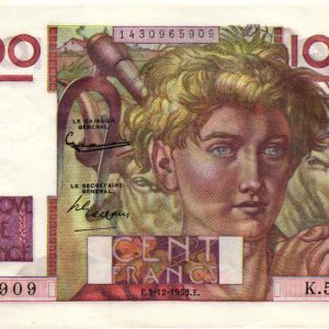 100 Francs Jeune Paysan