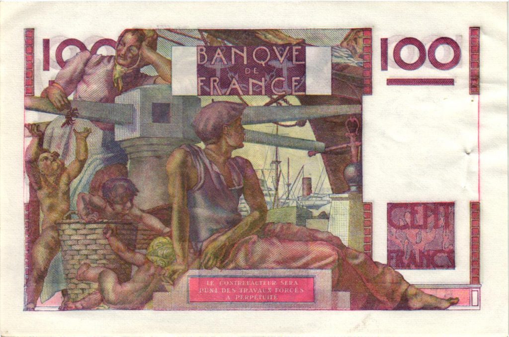 100 Francs Jeune Paysan