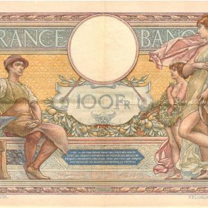100 FRANCS LUC OLIVIER MERSON Grands cartouches