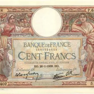 100 Francs Luc Olivier Merson modifié