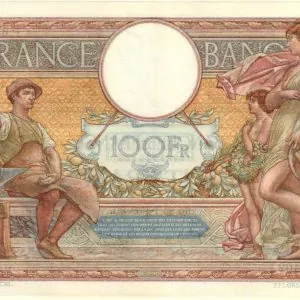 100 Francs Luc Olivier Merson modifié