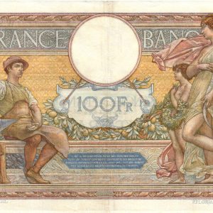 100 Francs Luc Olivier Merson grands cartouches