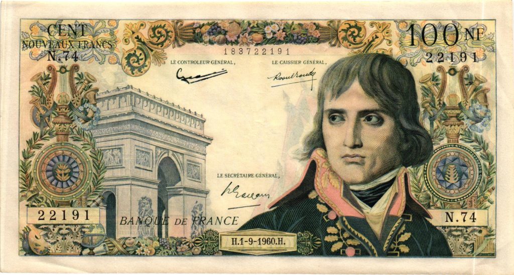 Ancien Franc, Franc et Nouveau Franc Monnaies et Billets