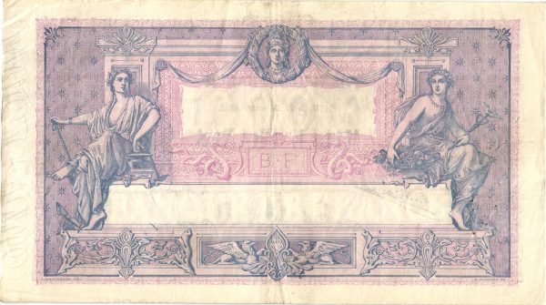 1000 Francs Bleu et Rose