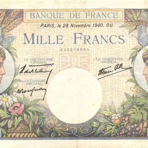 1000 Francs Commerce et Industrie
